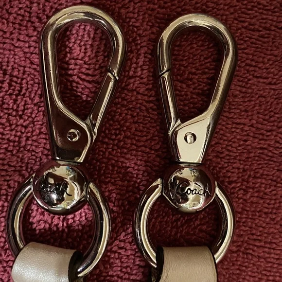 Coach Kristin Champagne Cream Pebble Soft Leather Hobo, Large, Dust Bag, Strap - Picture 15 of 15